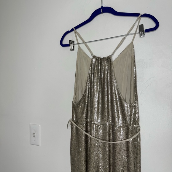 Free People Sequin Gold Jumpsuit - Picture 9 of 10